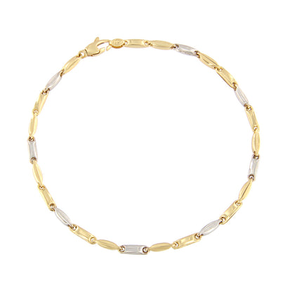 18ct gold Bicolour bracelet