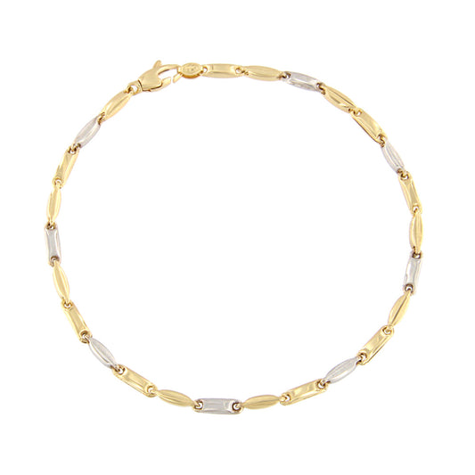 18ct gold Bicolour bracelet