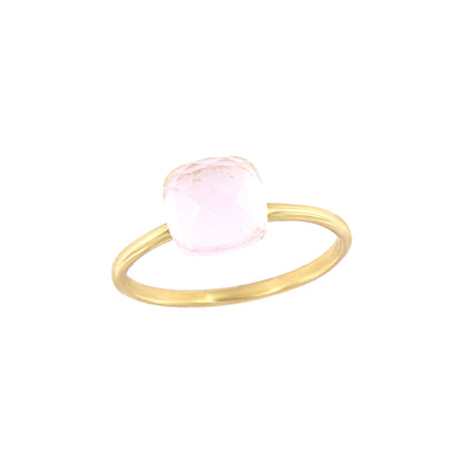 18ct gold Rose stone ring