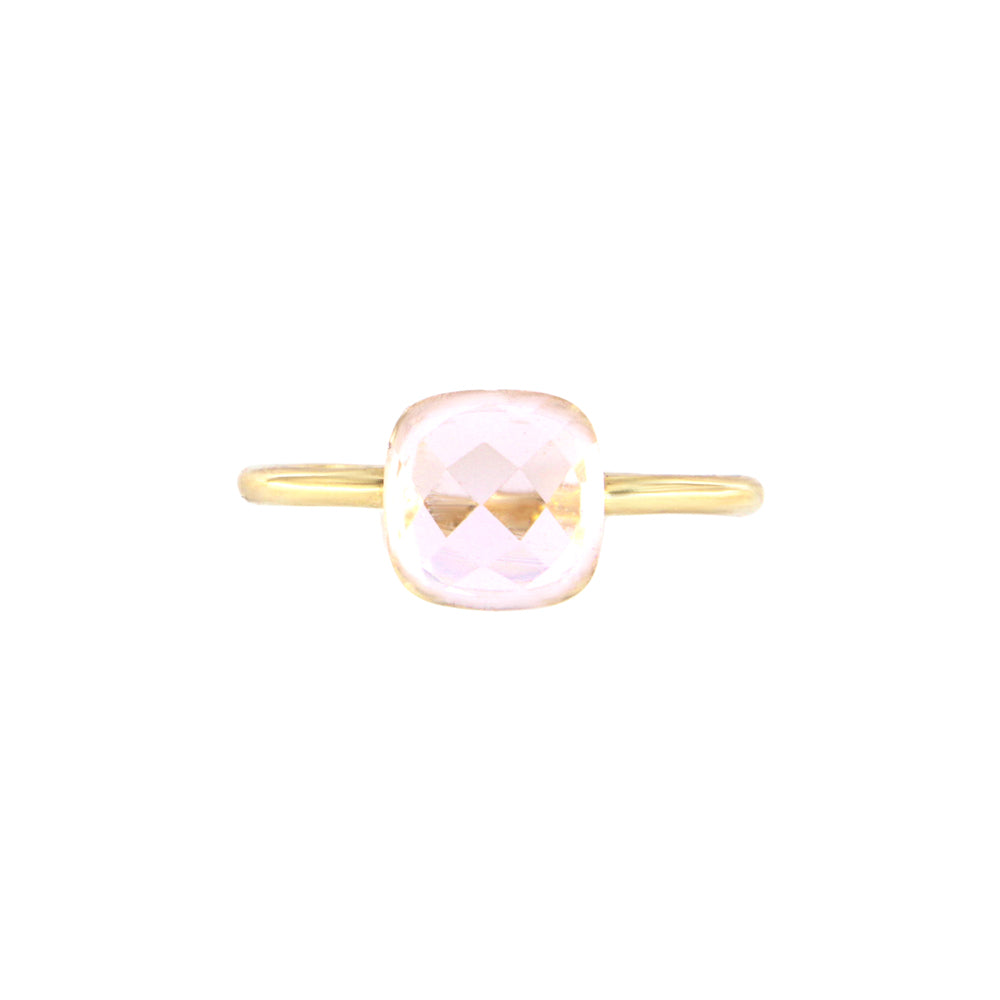 18ct gold Rose stone ring