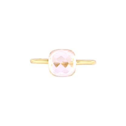 18ct gold Rose stone ring