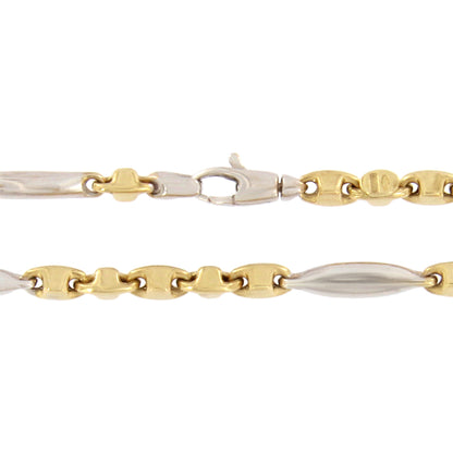 18ct gold Bicolour Chain