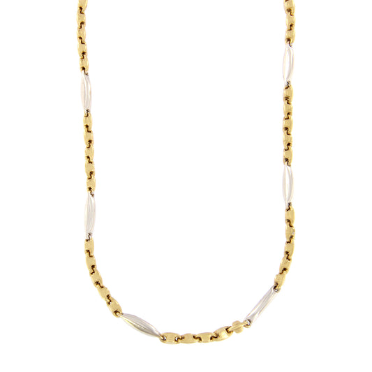 18ct gold Bicolour Chain