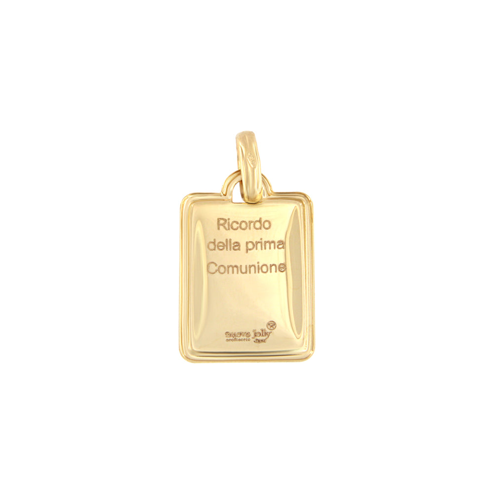 18ct gold First Communion pendant