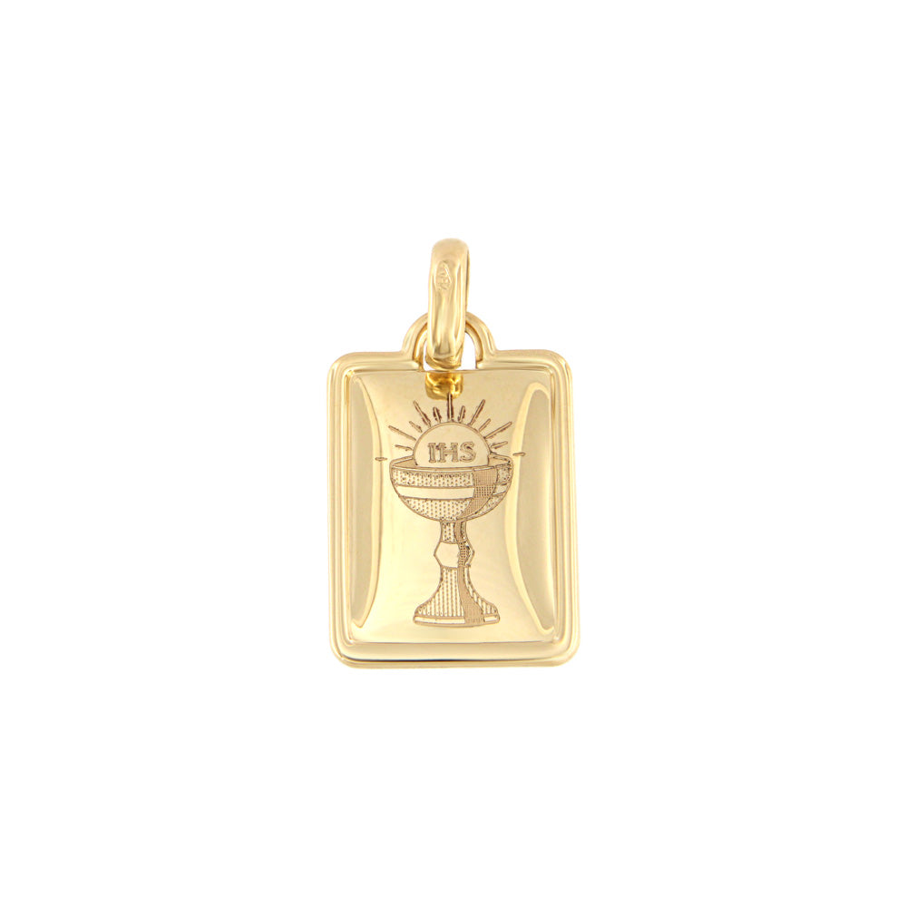 18ct gold First Communion pendant