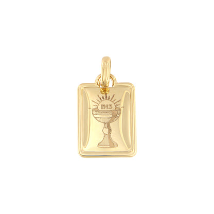 18ct gold First Communion pendant