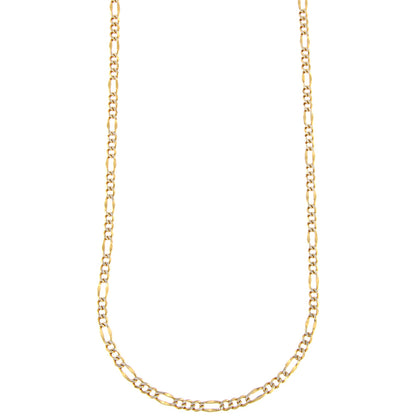 18ct gold Figaro chain