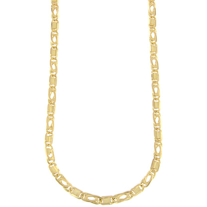 18ct gold Partridge/plates chain
