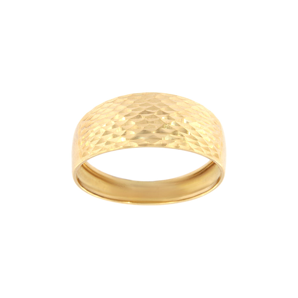 18ct gold Peanut ring