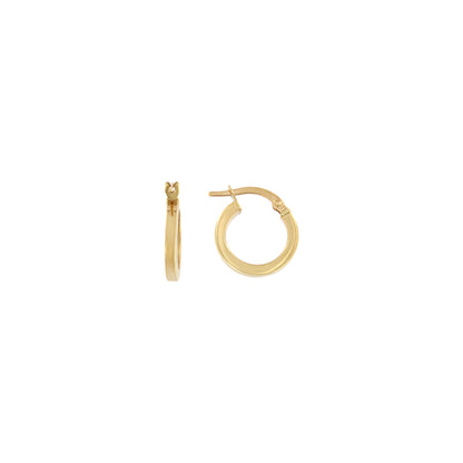 18ct gold Small hoop earrings