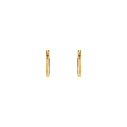 18ct gold Small hoop earrings