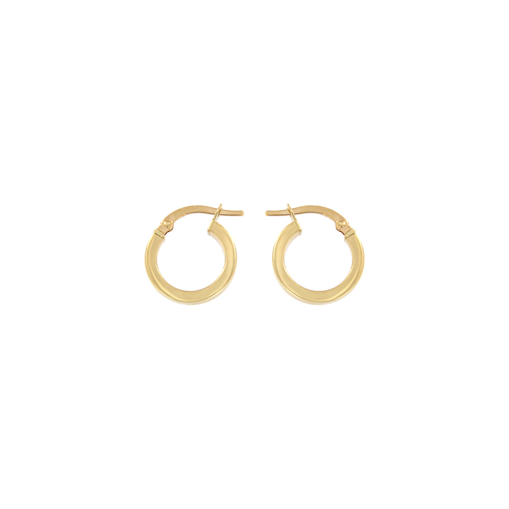 18ct gold Small hoop earrings