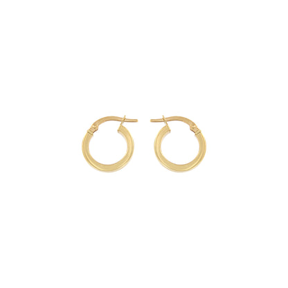 18ct gold Small hoop earrings