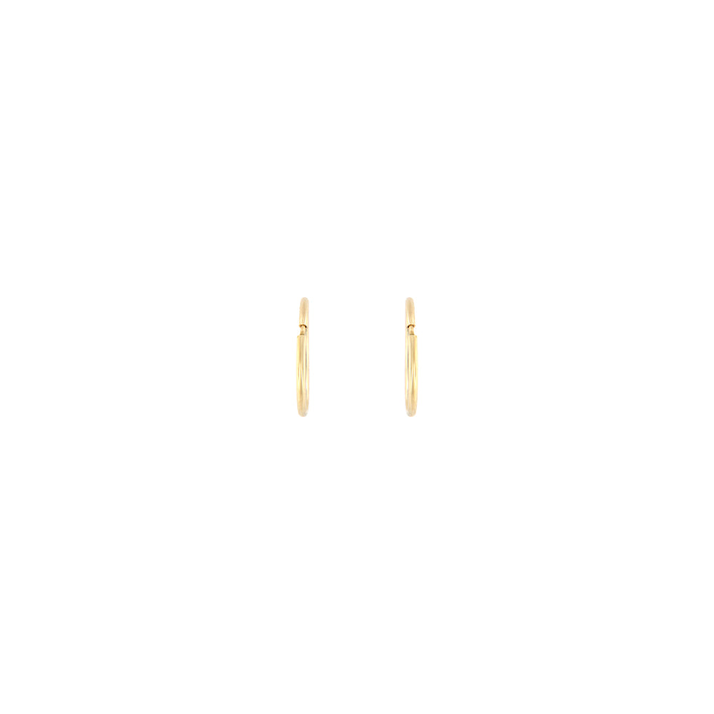 18ct gold Hoop earrings