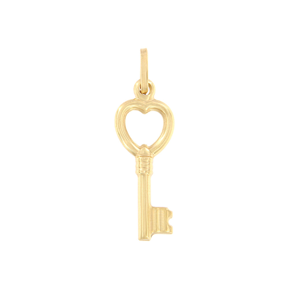 18ct gold Key pendant