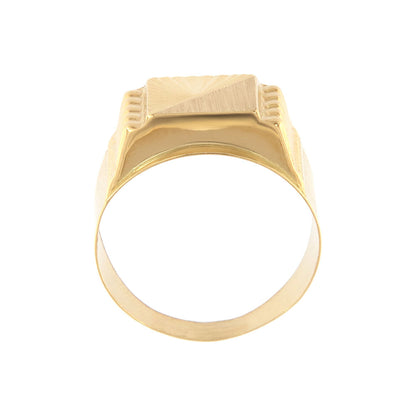 18ct gold Half sun diamond ring