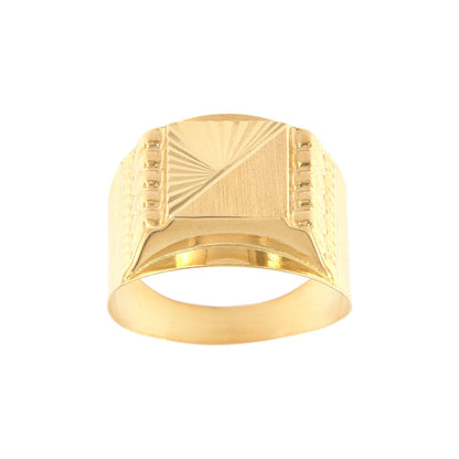 18ct gold Half sun diamond ring