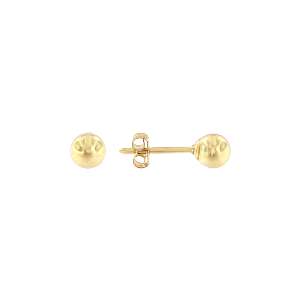 18ct gold Ball stud earrings