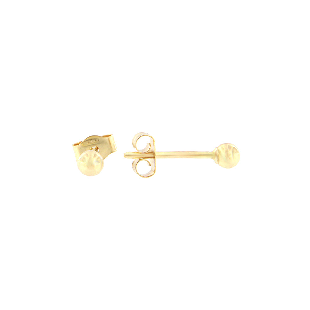 18ct gold Ball stud earrings