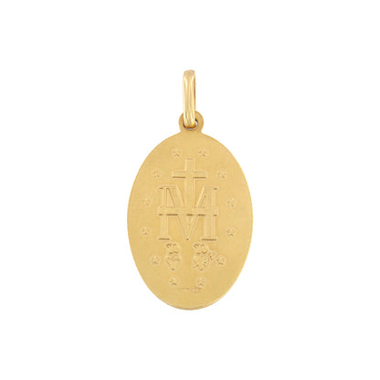 18ct gold "The Miraculous" medal pendant