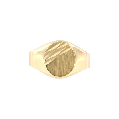 18ct gold Seal ring