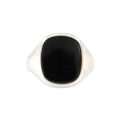 18ct gold Black stone ring