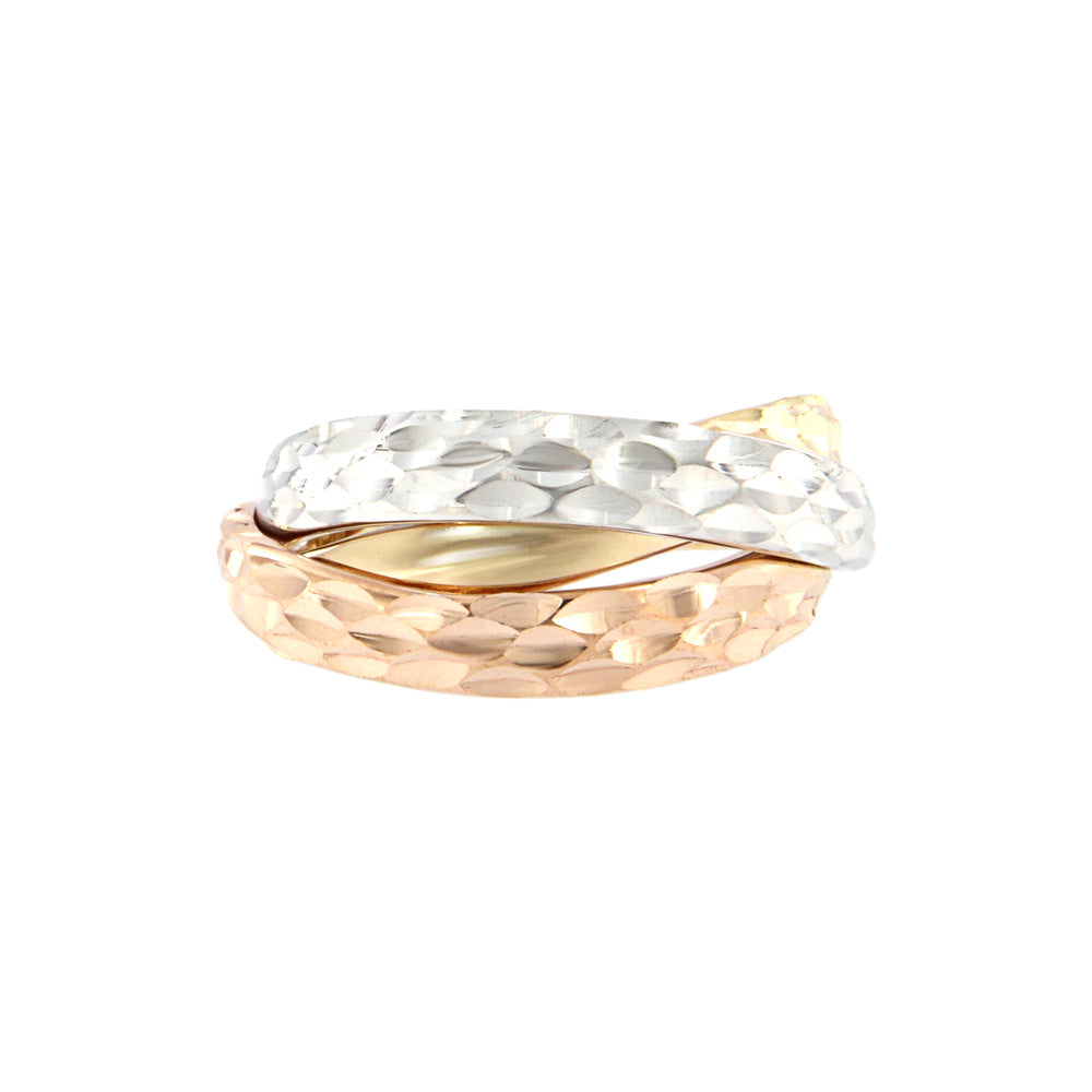 18ct gold Three gold ring