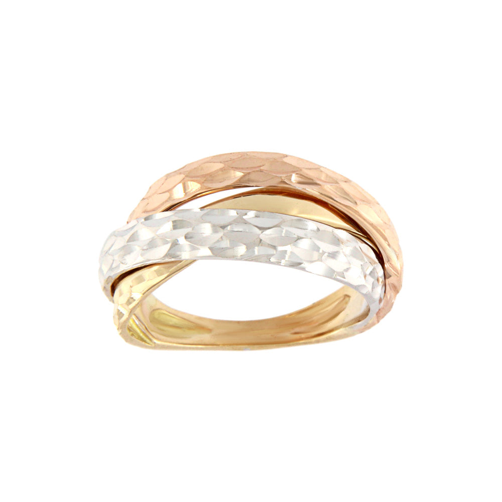 18ct gold Three gold ring