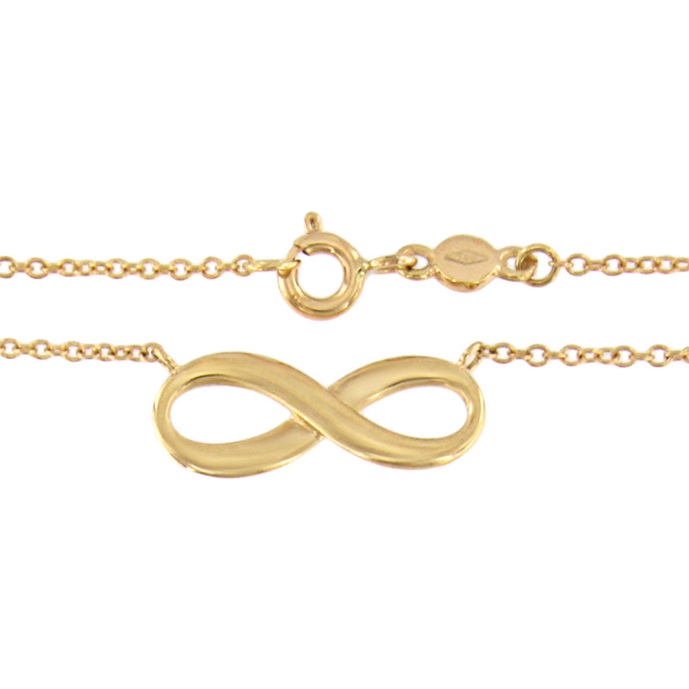 18ct gold Infinite necklace