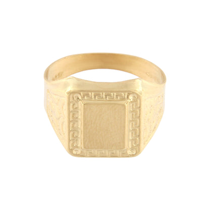 18ct gold Satin seal ring