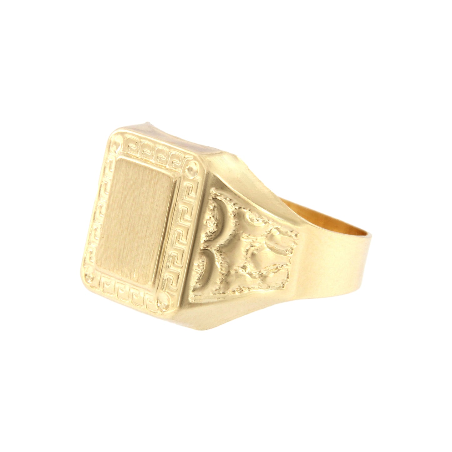 18ct gold Satin seal ring