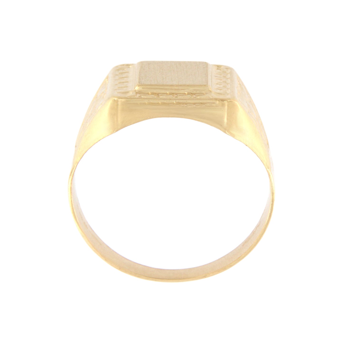 18ct gold Satin seal ring