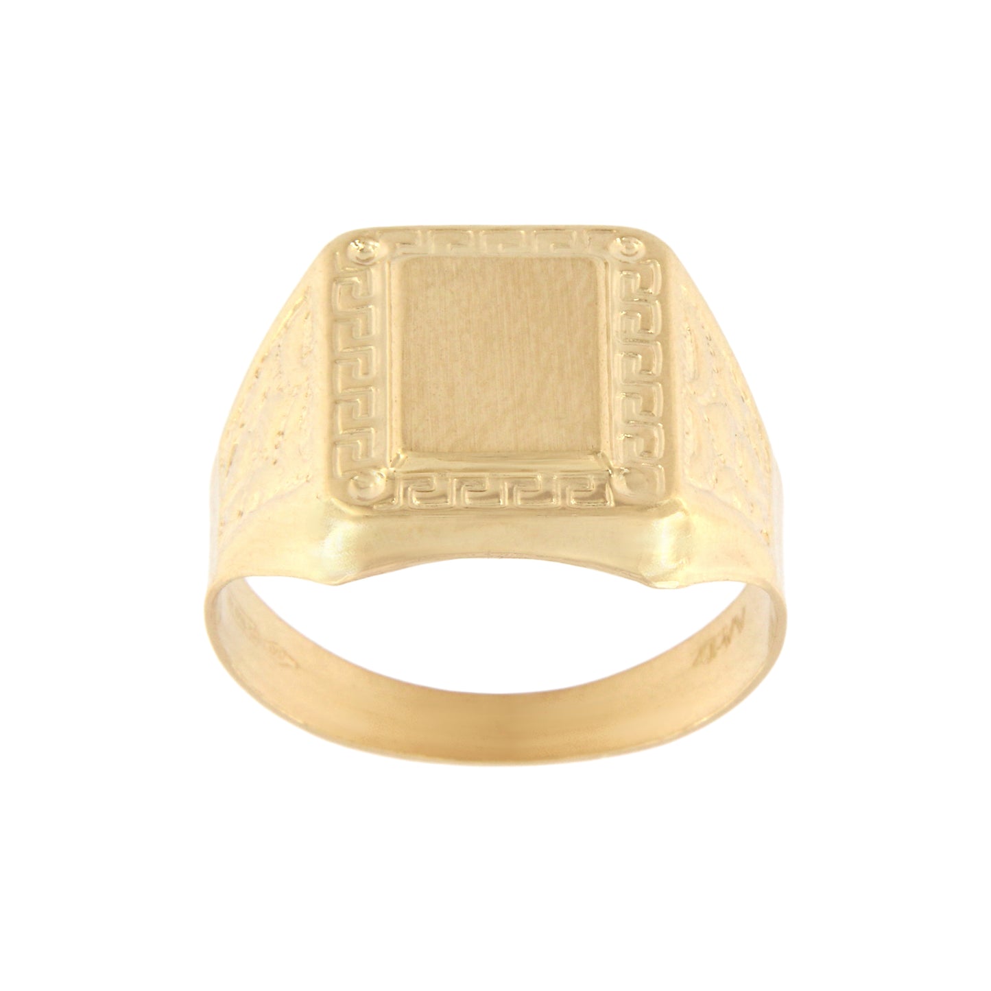 18ct gold Satin seal ring