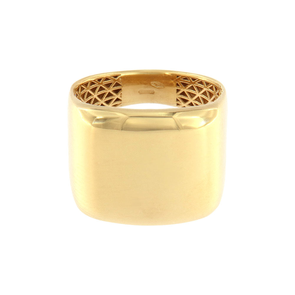 18ct gold Square ring