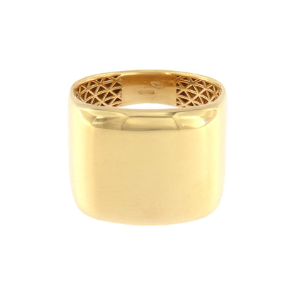 18ct gold Square ring