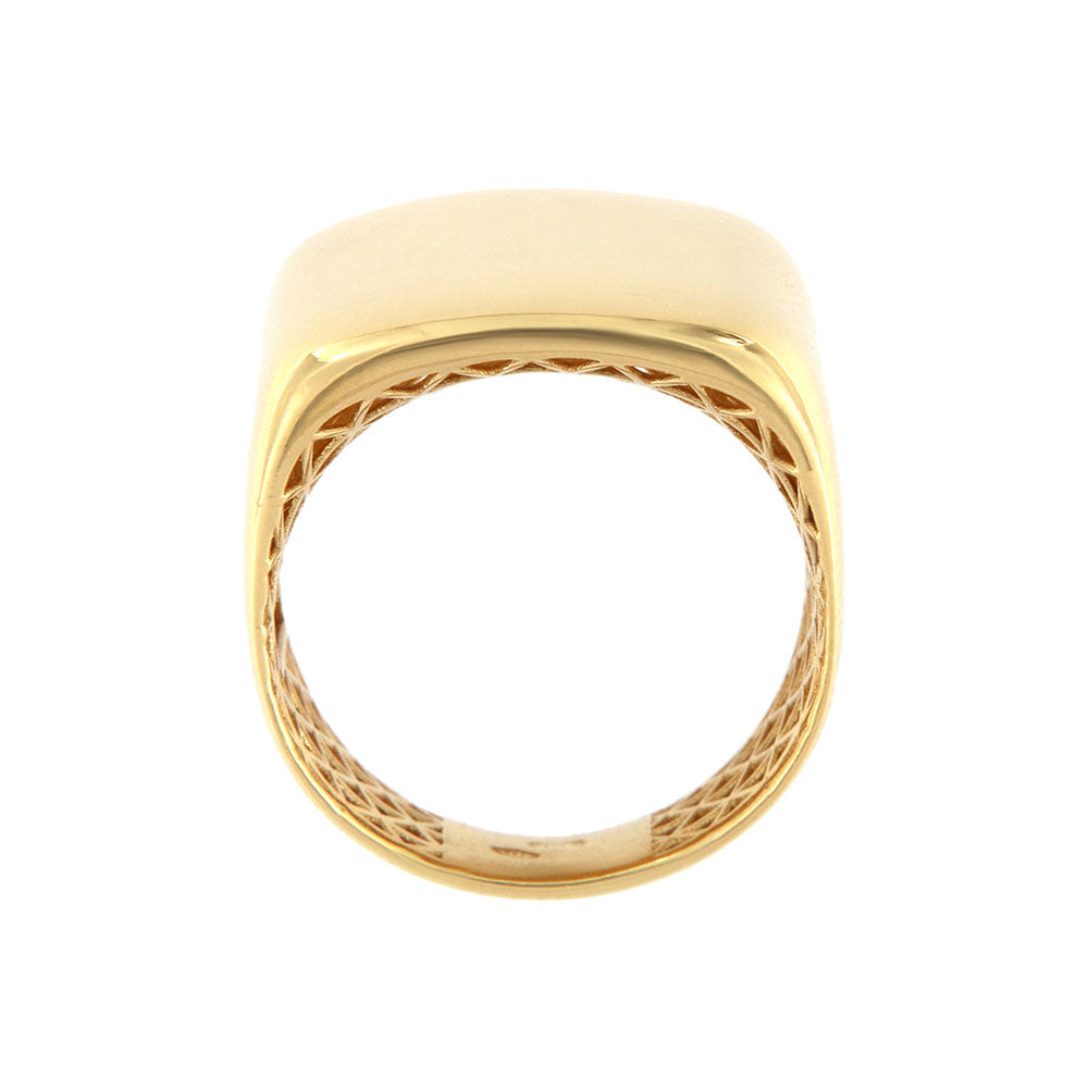 18ct gold Square ring