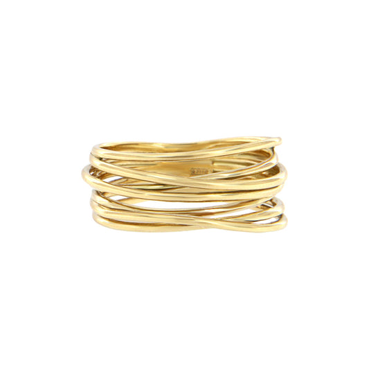 18ct gold Linked ring