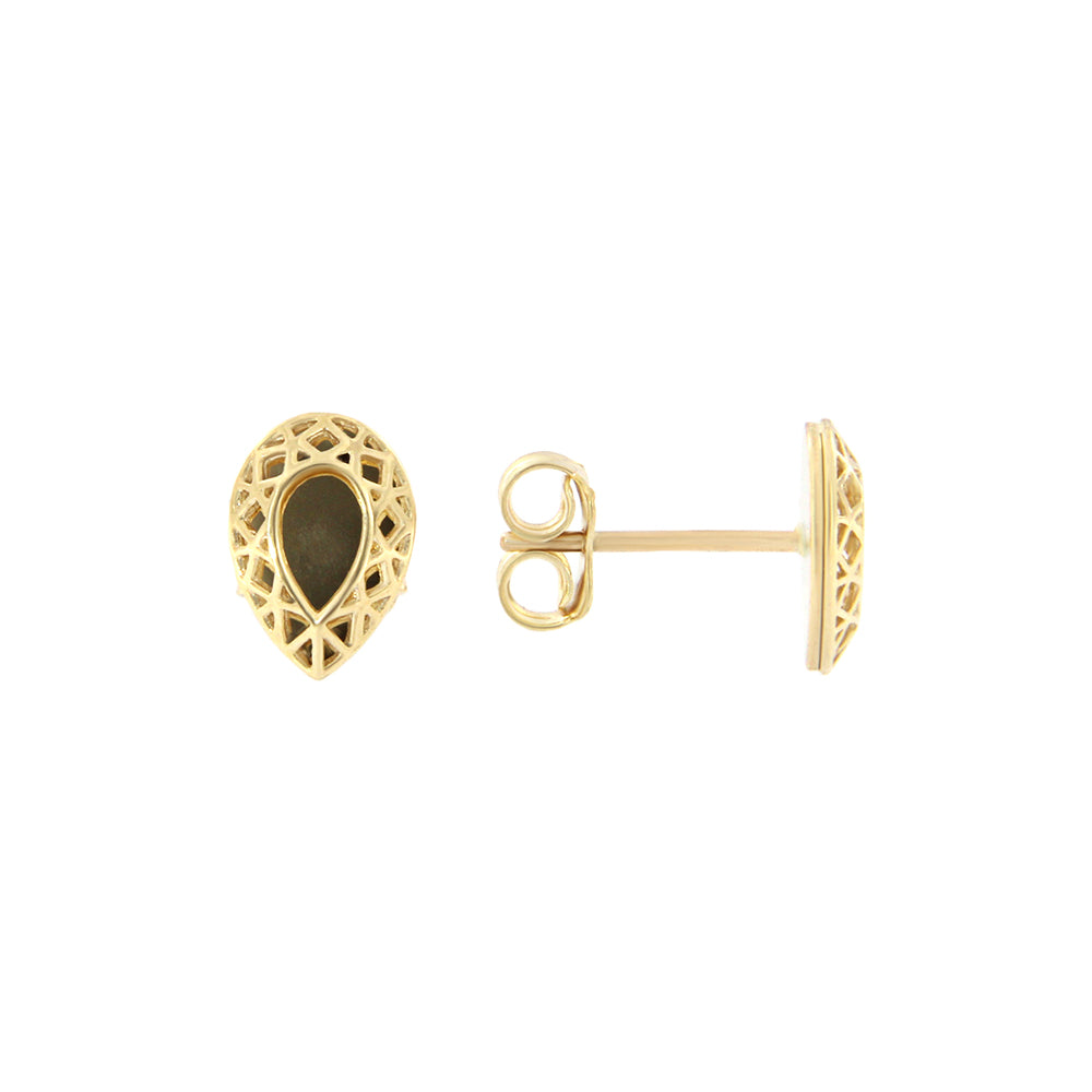 18ct gold Drops stud earrings