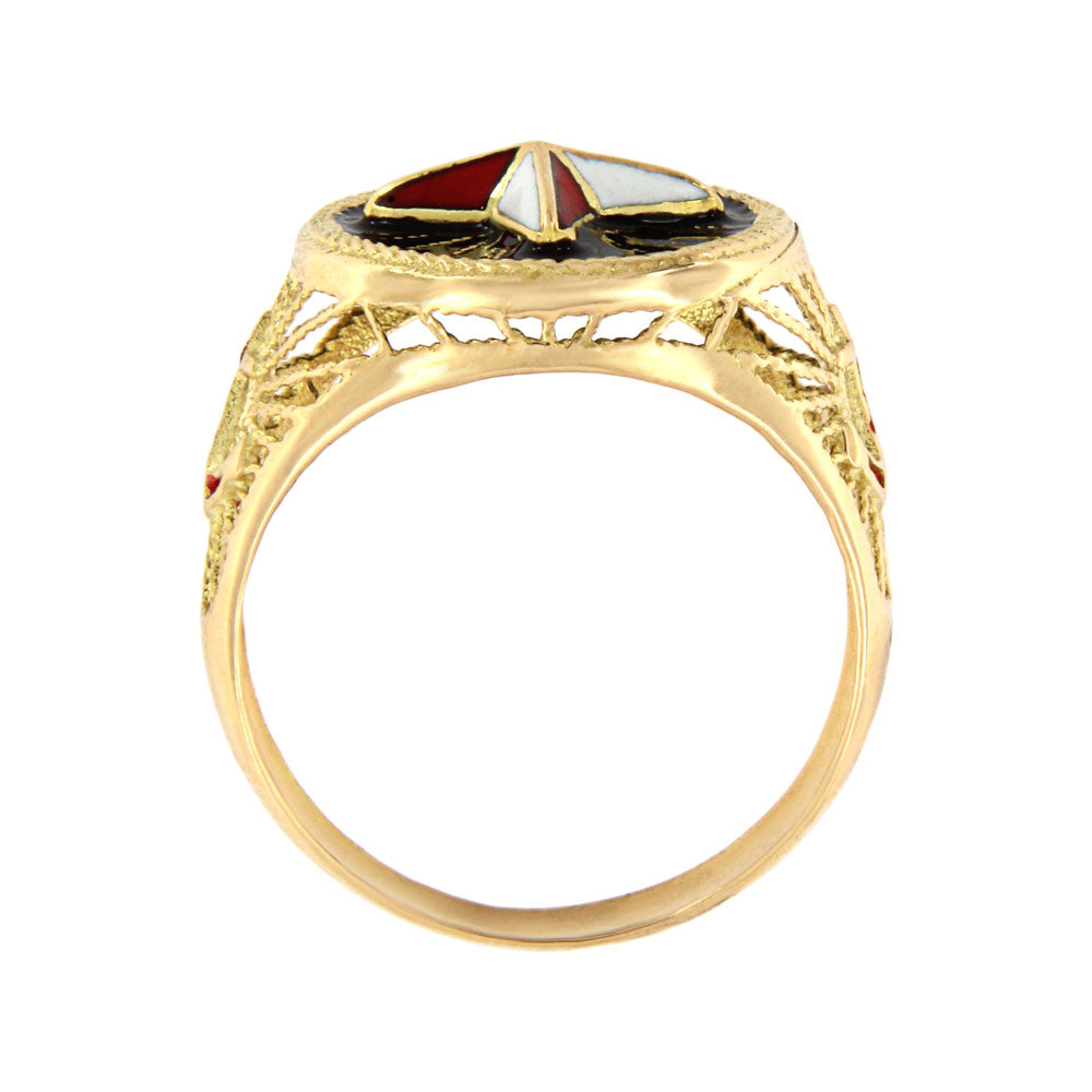 18ct gold Sailor ring