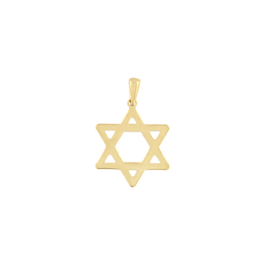 18ct gold Star of David pendant