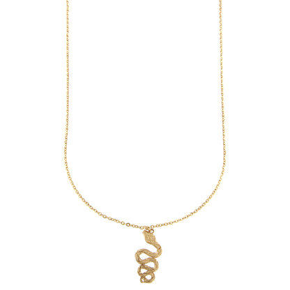 18ct gold Snake necklace