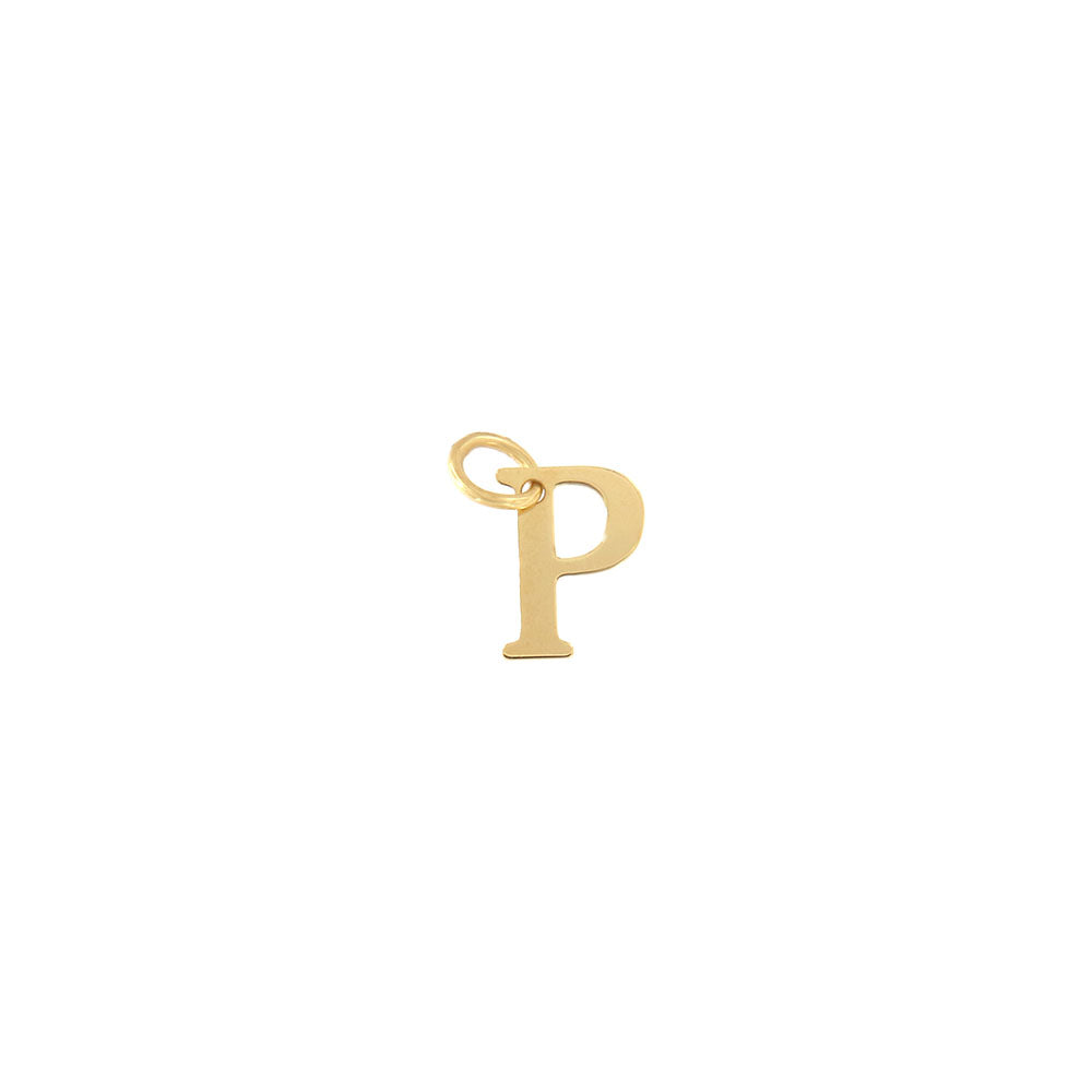 18ct gold Letter "P" pendant