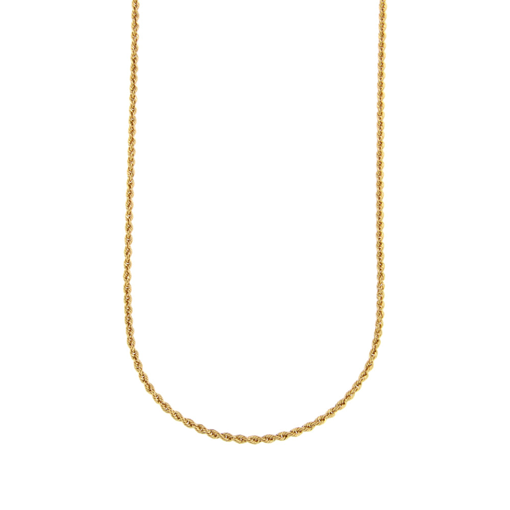 18ct gold Rope chain