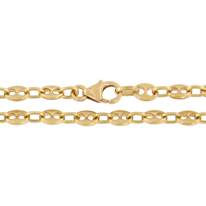 18ct gold Marina chain