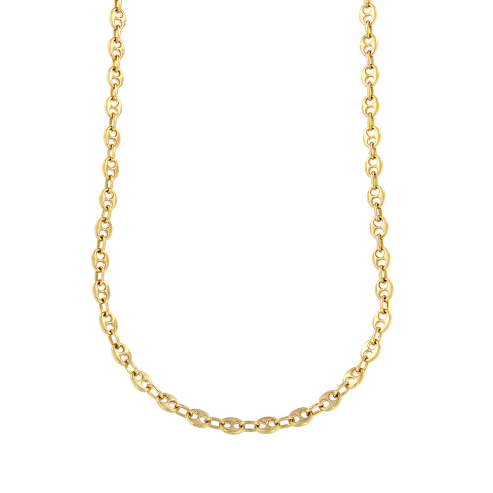 18ct gold Marina chain