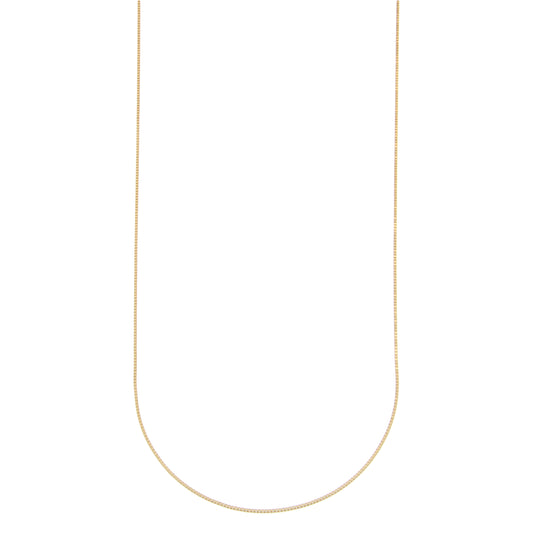 18ct gold Box chain