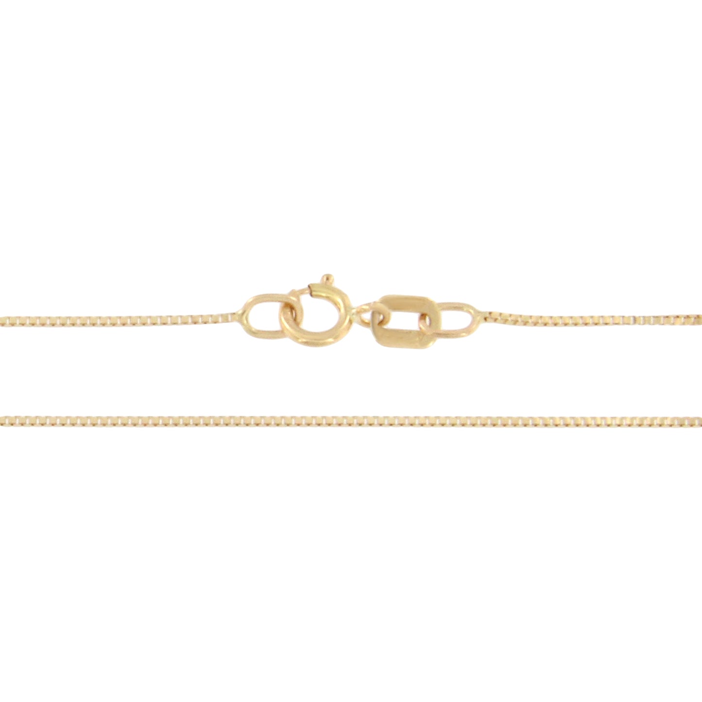 18ct gold Box chain