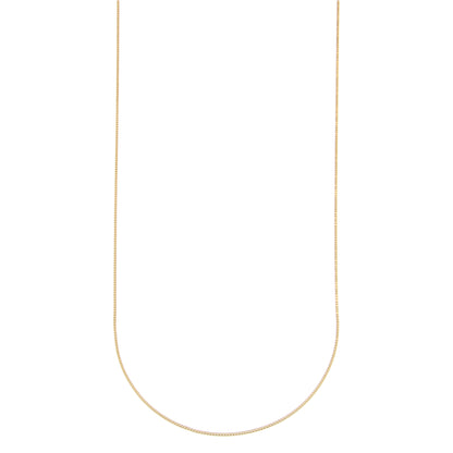 18ct gold Box chain