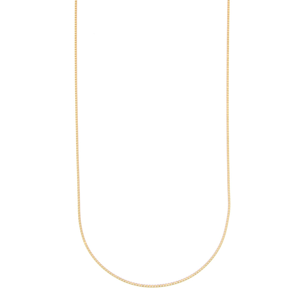 18ct gold Square Venetian chain