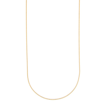 18ct gold Square Venetian chain